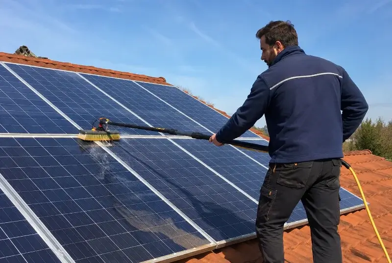 Nettoyage et entretien de panneaux solaires à Sallanches